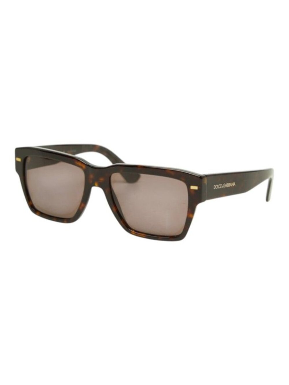 Dolce & Gabbana Logo Sunglasses Brown Acetate & Eyewear